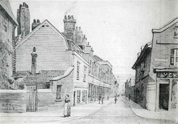 Freemans Lane, Horsleydown, 1800s