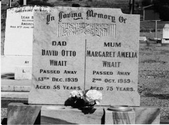 Grave, David & Amelia Whait
