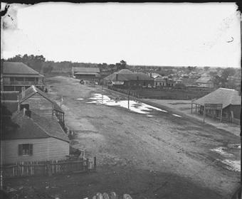 Macquarie Street North, Dubbo, 1870s